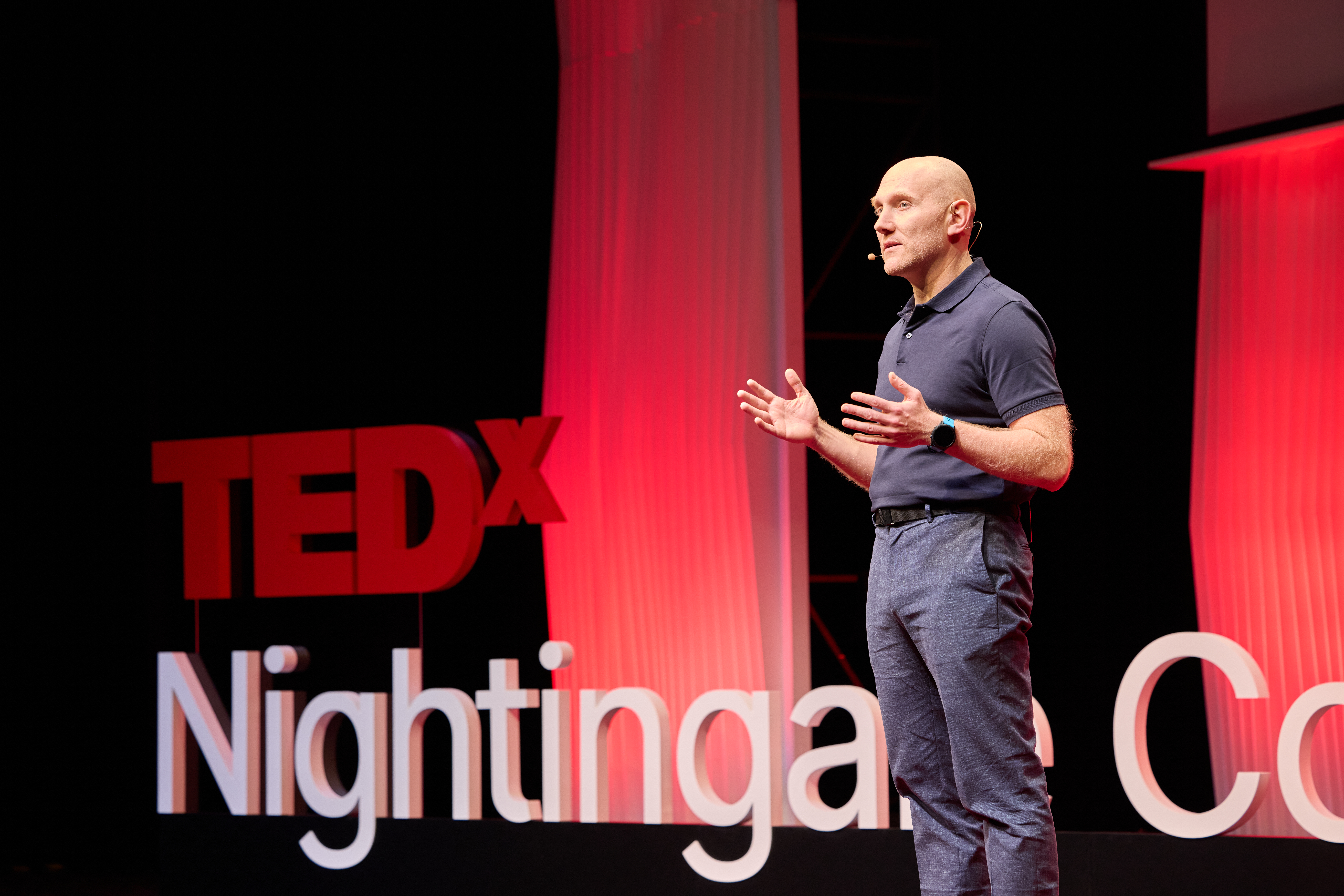 Dr. Topaz delivering a TEDx talk